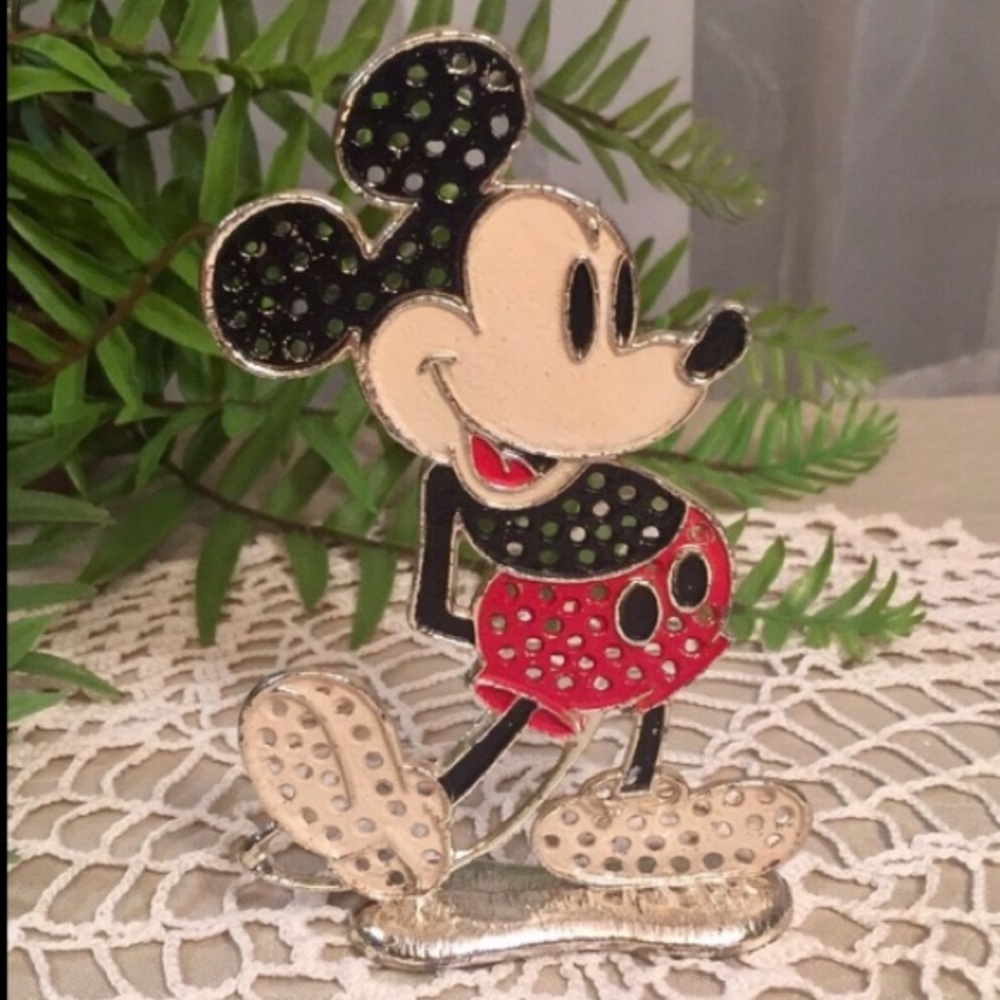 Vintage Mickey Mouse Disney Earring Holder Stand